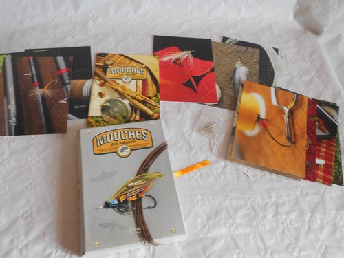 Vintage fishing book - fishing, mouches