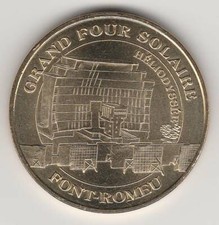 A 2008 TOKEN MEDAILLE MONNAIE DE PARIS -- 66 120 N°1 FONT-ROMEU FOUR SOLAIRE