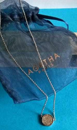 Fin collier pendentif - fin, en