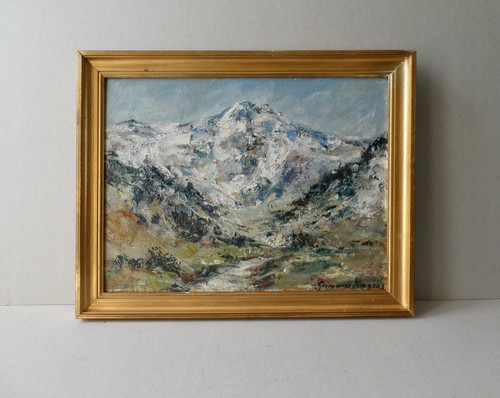 Tableau huile paysage de - tableau,,