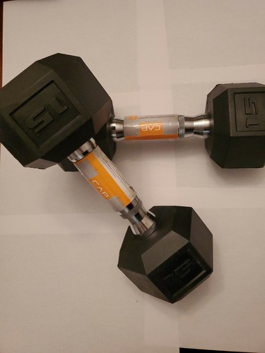 Cap dumbbell pair - cap, lb