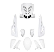 Kit carrosserie blanc (6 pièces) scooter stunt/slider BCD