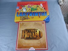 Lot de 2 jeux de société FORT BOYARD et LABYRINTHE , complet proche du neuf