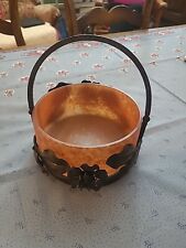 COUPE PATE DE VERRE ANCIENNE SIGNEE DELATTE NANCY - ART DECO -