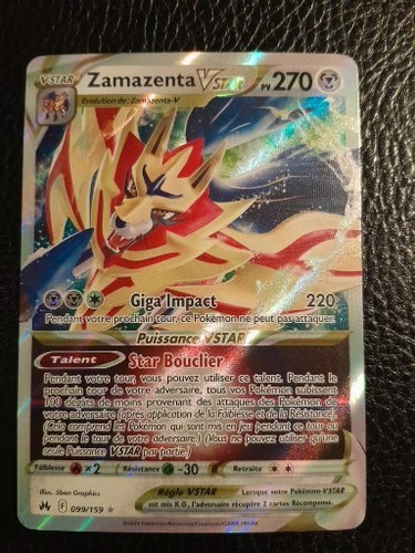 Carte pokémon zamazenta - pokémon,