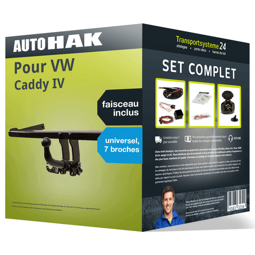Attelage pour caddy iv - attelage, vw