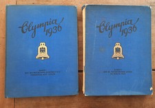 2 Livres , albums photos allemand deutch OLYMPIA 1936 band 1 & 2 jeux olympiques