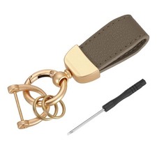 Porte-clés en cuir avec