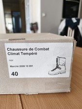 CHAUSSURE COMBAT CLIMAT TEMPERE - TAILLE 40 - NEUF