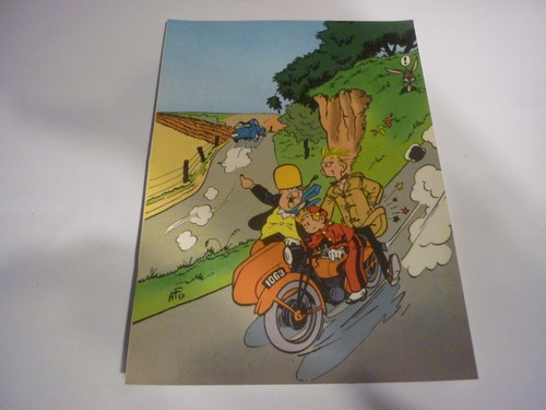 Carte postale les - -,