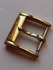 CHRISTIAN DIOR - BOUCLE ARDILLON PLAQUEE OR - 14MM