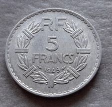 Pièce Monnaie France 5 Francs