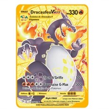 Cartes Dracaufeu en métal