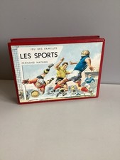 ANCIEN JEU 7 FAMILLES LES SPORTS   JEU DES FAMILLES LES SPORTS  FERNAND NATHAN