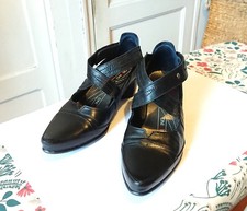 Chaussures escarpins cuir noir