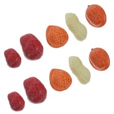  Accessoires de photographie de fausses noix, 20 pièces, modèles de fruits secs