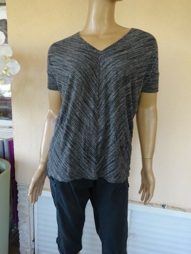 Tee shirt zara gris - zara, manches