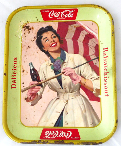 Coca cola plateau metal - coca-cola®,