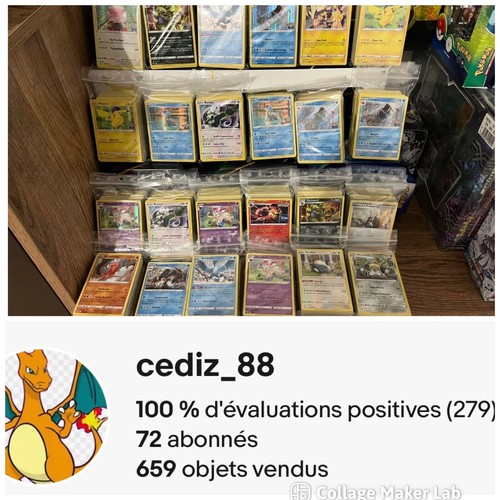 Lot cartes pokemon - 50,