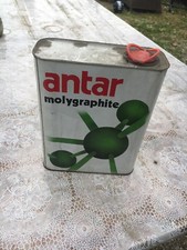Ancien Bidon Antar Molygraphite 2 Litres 15w40