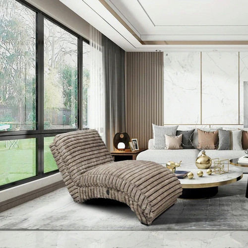 Chocolate chaise lounge - chaise,