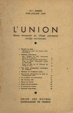 L'union revue mensuelle du
