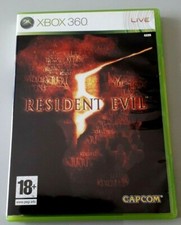 Jeu XBOX 360 "Resident Evil 5" complet en boîte version PAL  (n°1074S)