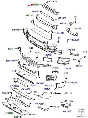 Grille radiateur land - de,