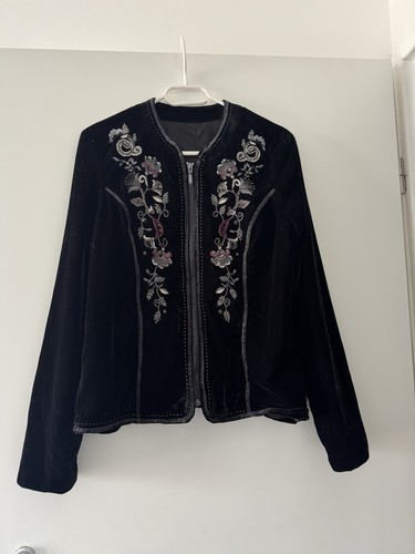 Veste vintage velours femme - velours,