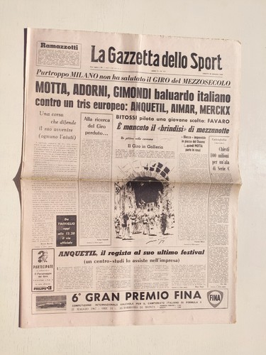 Gazzetta dello sport mai - gazzetta, 20
