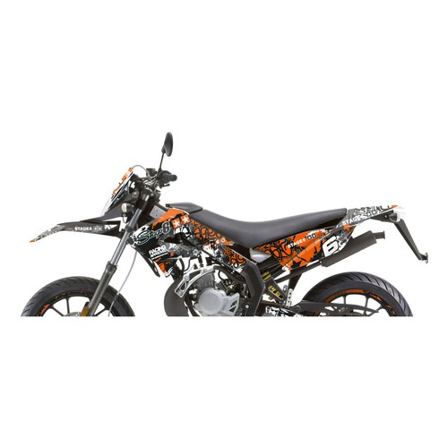 Kit deco stage6 orange blanc - orange,