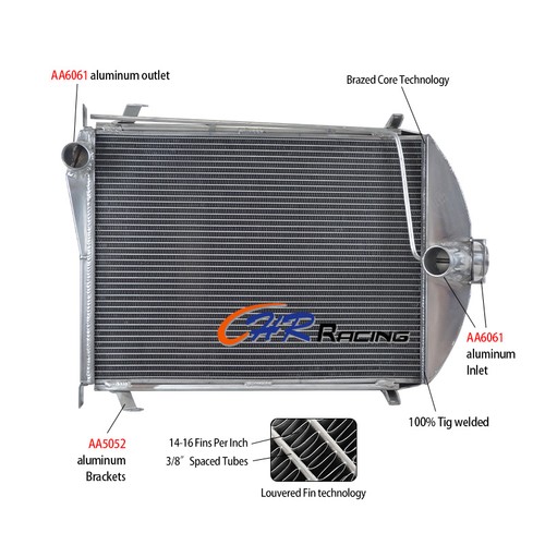 Aluminum radiator for - for, 1930