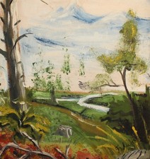 TABLEAU HUILE PAYSAGE