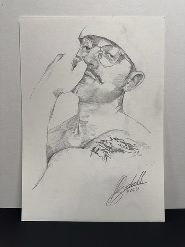 Dessin original signé - dessin,