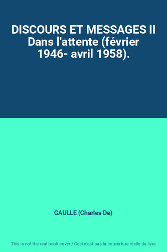 Discours messages dans - ii,