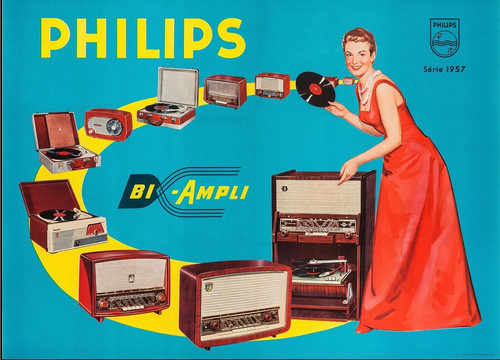 Philips ampli musique tourne - philips,