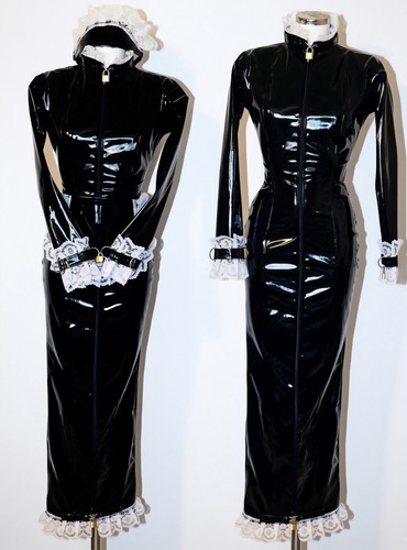 Misfitz blk pvc lace - lace, padlock