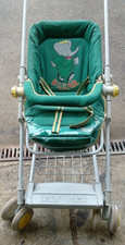 vend poussette landau vintage babar l'éléphant baby relax