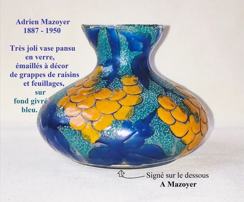 Adrien mazoyer vase pansu - adrien, mazoyer.