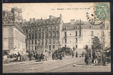 CPA Rennes, Place et Croix de