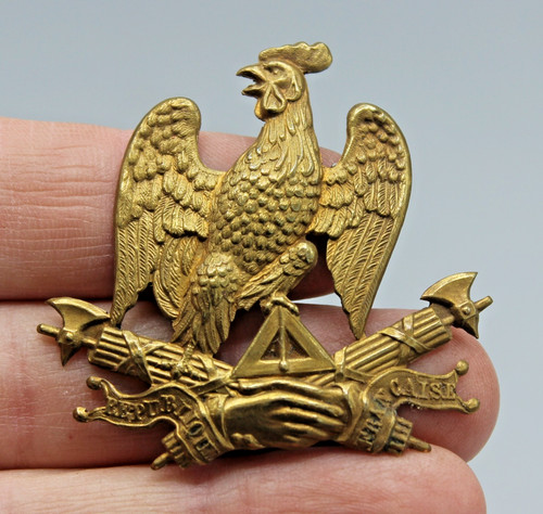 Ancien insigne coq garde - insigne,