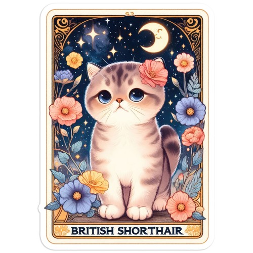 British shorthair tarot card - shorthair,