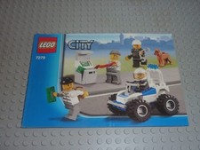 LEGO Notice de Montage Instruction City Set 7279-1: Police Minifigure Collection