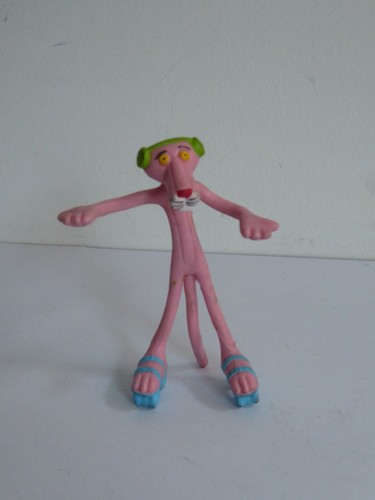 Figurine panthère rose - panthère,