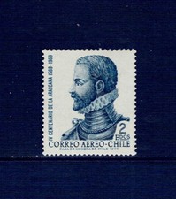 1972 CHILI NEUF ** YT PA 277 4ème CENTENAIRE DE L ARAUCANA