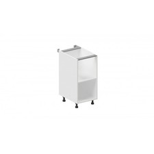 Caisson bas hauteur 770 mm profondeur 540 mm avec 1 tablette - blanc - L 400 mm