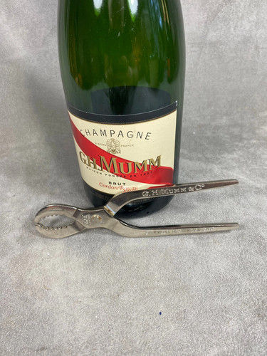 Rare mumm champagne pince - champagne,