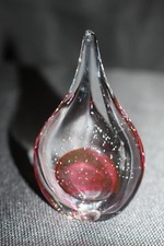 Murano Italian Art Glass Sculpture or Paperweight -Amazing Freeform Design *WOW*