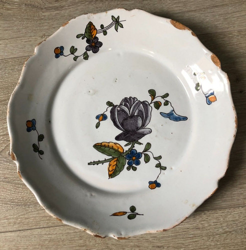 Belle assiette faïence - en,
