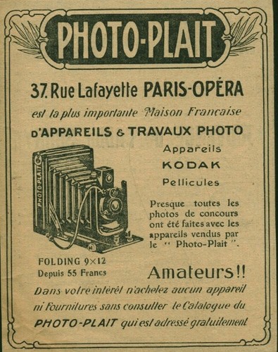 Publicité ancienne appareil